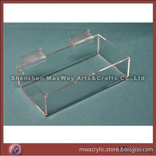 Clear High Grade Wall Mounted Acrylic Tray